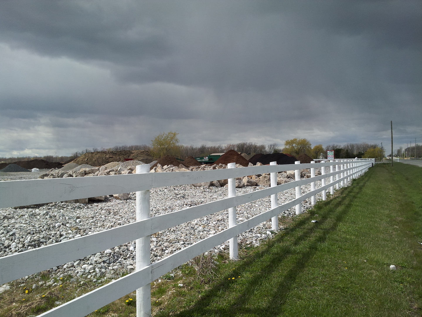 Oak Board Fence Gallery Post Time Services